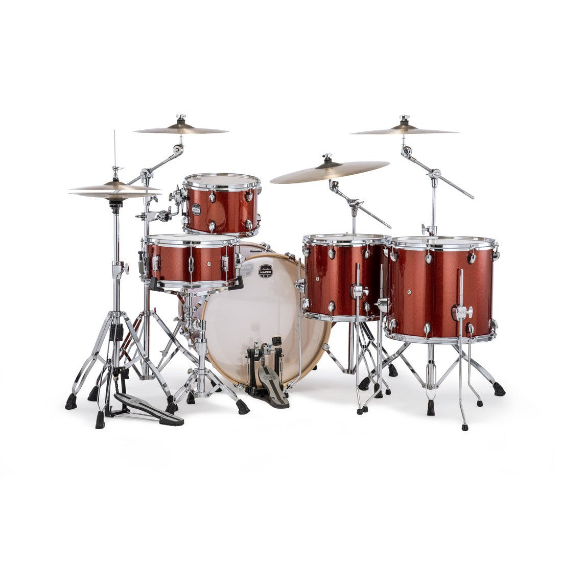 Trống Cơ Mapex MA528SF Mars Birch Crossover 5-Pc Shell Pack (22"/12"/14"/14"/16")-Mai Nguyên Music