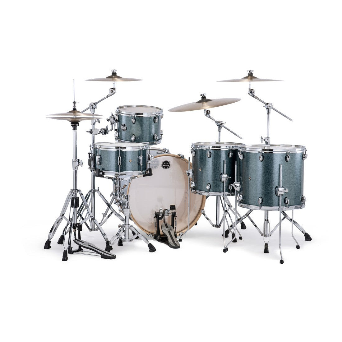 Trống Cơ Mapex MA528SF Mars Birch Crossover 5-Pc Shell Pack (22"/12"/14"/14"/16")-Mai Nguyên Music