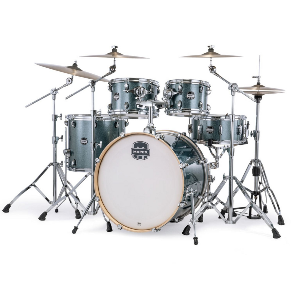 Trống Cơ Mapex MA529SF Mars Birch Rock 5-Pc Shell Pack (22"/10"/12"/14"/16")-Mai Nguyên Music