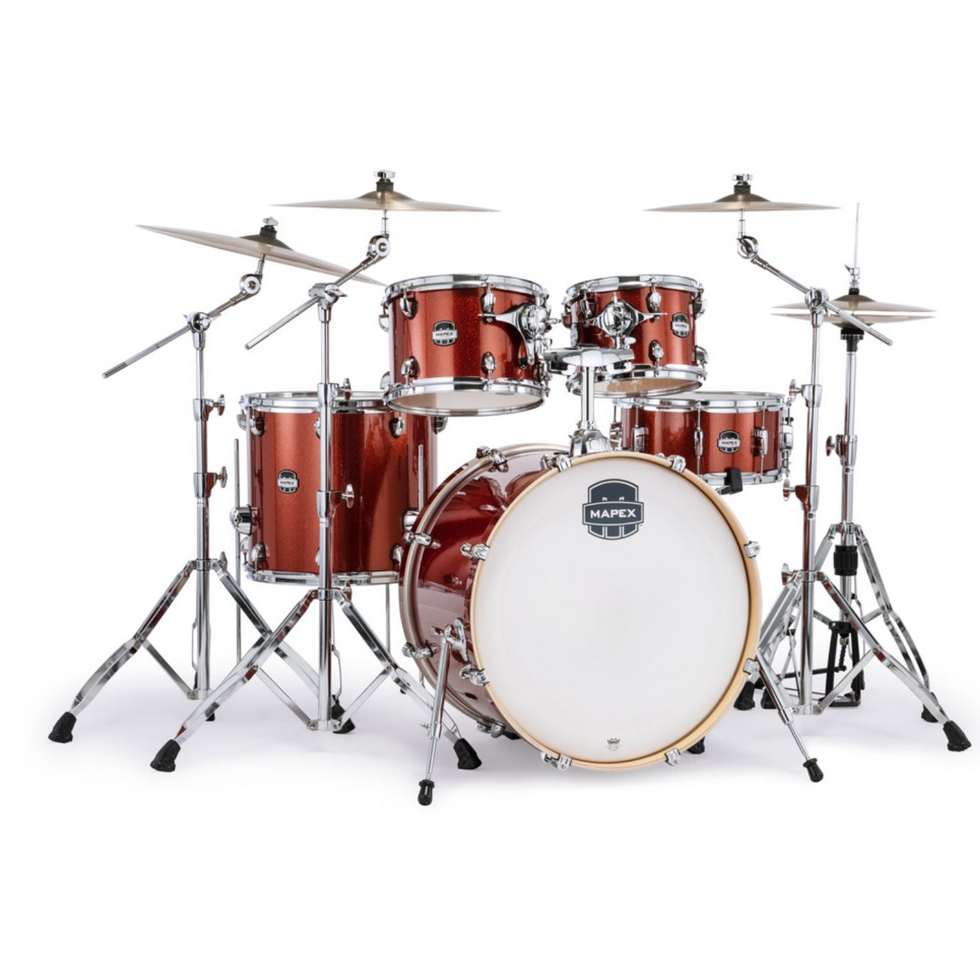 Trống Cơ Mapex MA529SF Mars Birch Rock 5-Pc Shell Pack (22"/10"/12"/14"/16")-Mai Nguyên Music