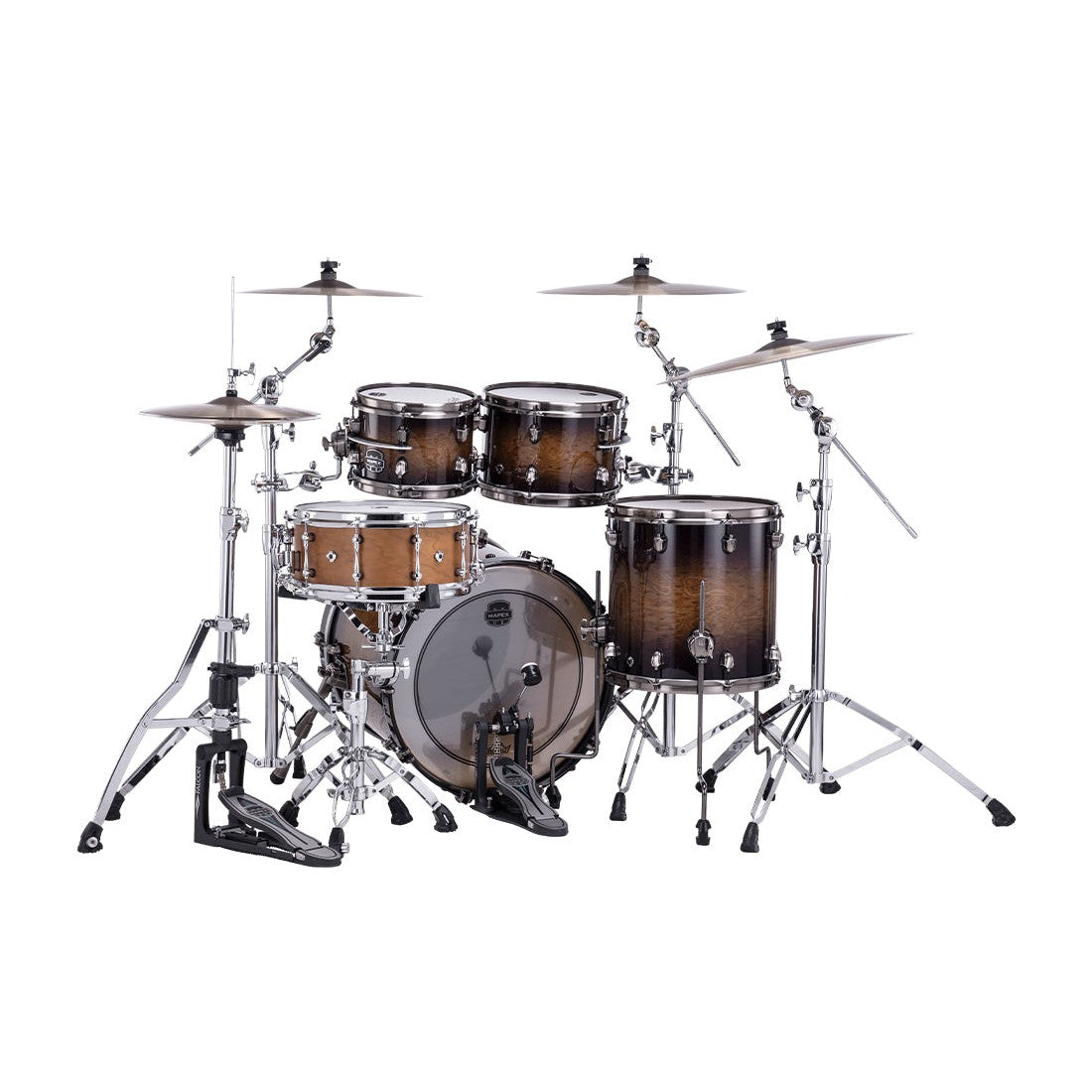 Trống Cơ Mapex SE504XB Saturn Evolution Fusion Birch 4-Pc Shell Pack (20"/10"/12"/14")-Mai Nguyên Music