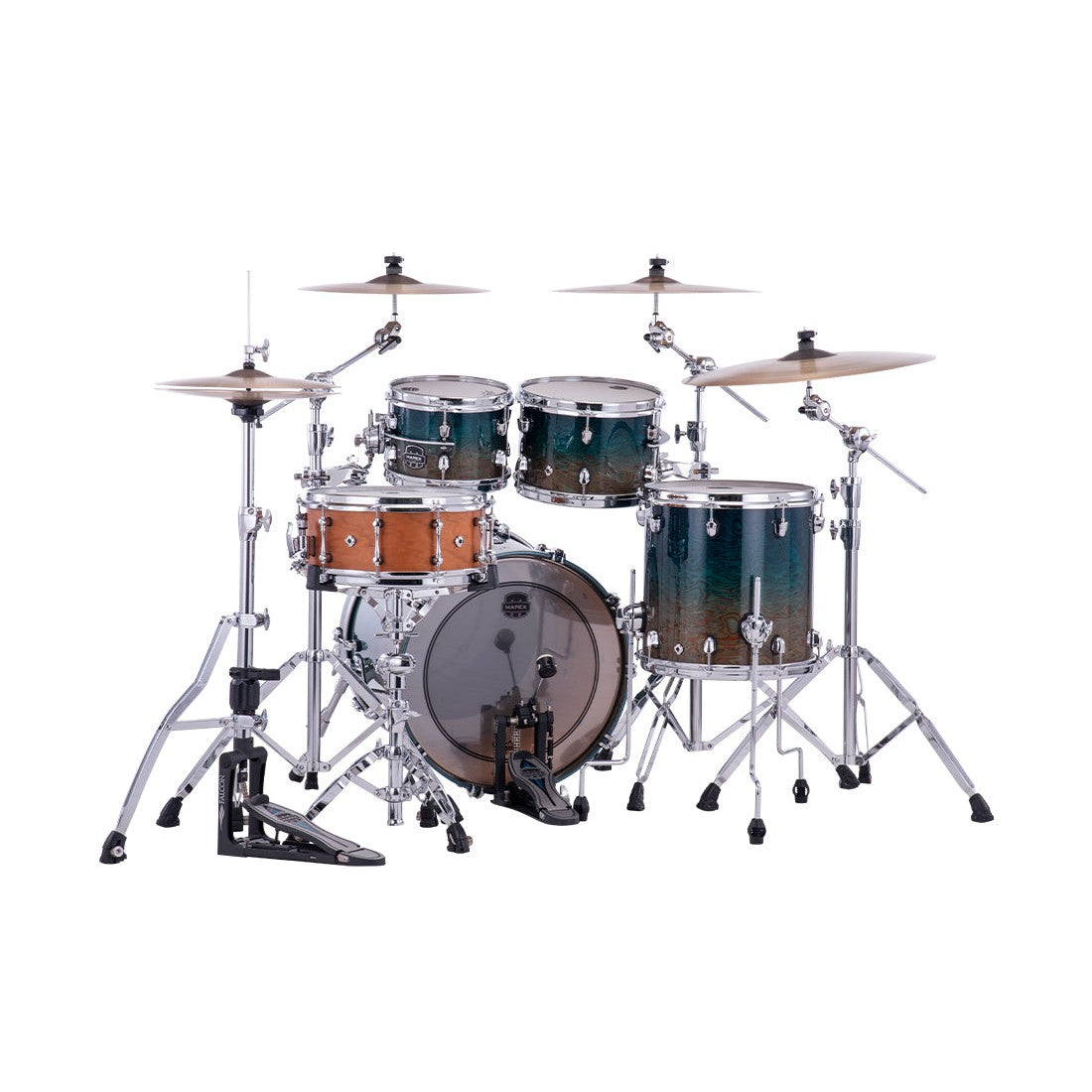 Trống Cơ Mapex SE504XB Saturn Evolution Fusion Birch 4-Pc Shell Pack (20"/10"/12"/14")-Mai Nguyên Music