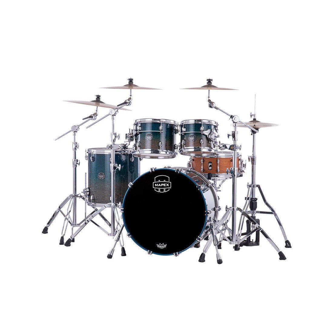 Trống Cơ Mapex SE529XB Saturn Evolution Rock Birch 4-Pc Shell Pack (22"/10"/12"/16")-Mai Nguyên Music