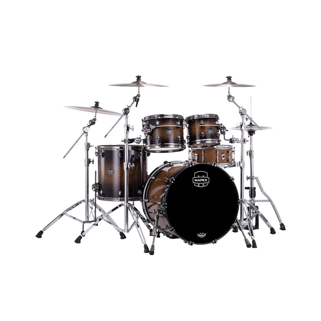 Trống Cơ Mapex SE529XB Saturn Evolution Rock Birch 4-Pc Shell Pack (22"/10"/12"/16")-Mai Nguyên Music