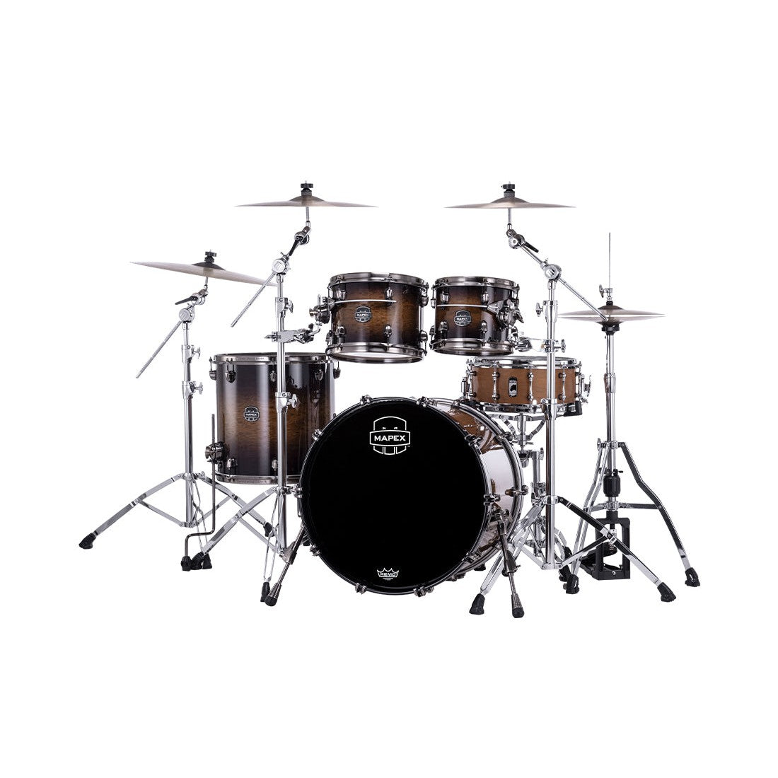 Trống Cơ Mapex SE529XB Saturn Evolution Rock Birch 4-Pc Shell Pack (22"/10"/12"/16")-Mai Nguyên Music