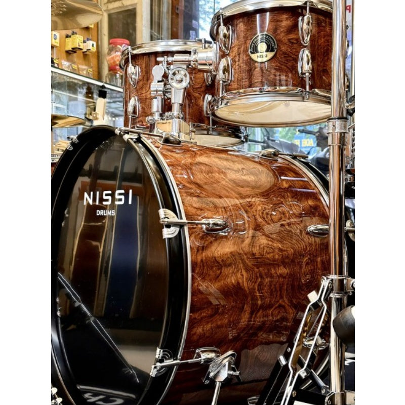 Trống Cơ Nissi Drums Set Ply Wood 5-Pcs (22"/10"/12"/14"/16")-Mai Nguyên Music