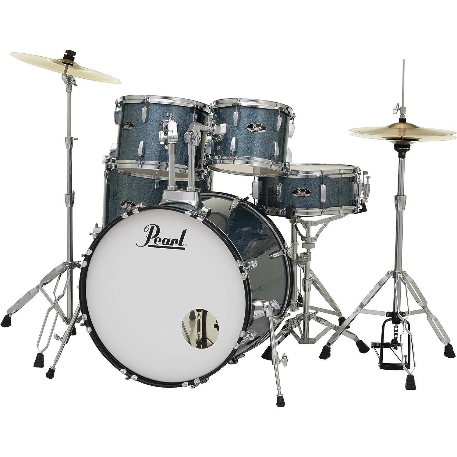 Trống Cơ Pearl Roadshow RS525SC/C 5-Pcs w/Cymbal + Hardware (22"/10"/14"/16")-Mai Nguyên Music