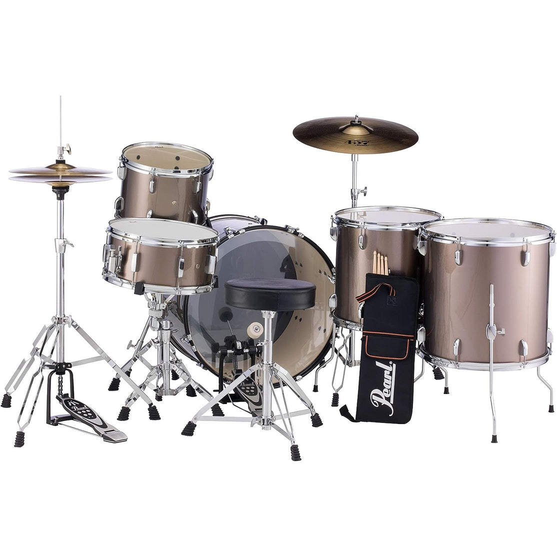 Trống Cơ Pearl Roadshow RS525WFC/C 5-Pcs w/Cymbal + Hardware (22"/12"/14"/14")-Mai Nguyên Music