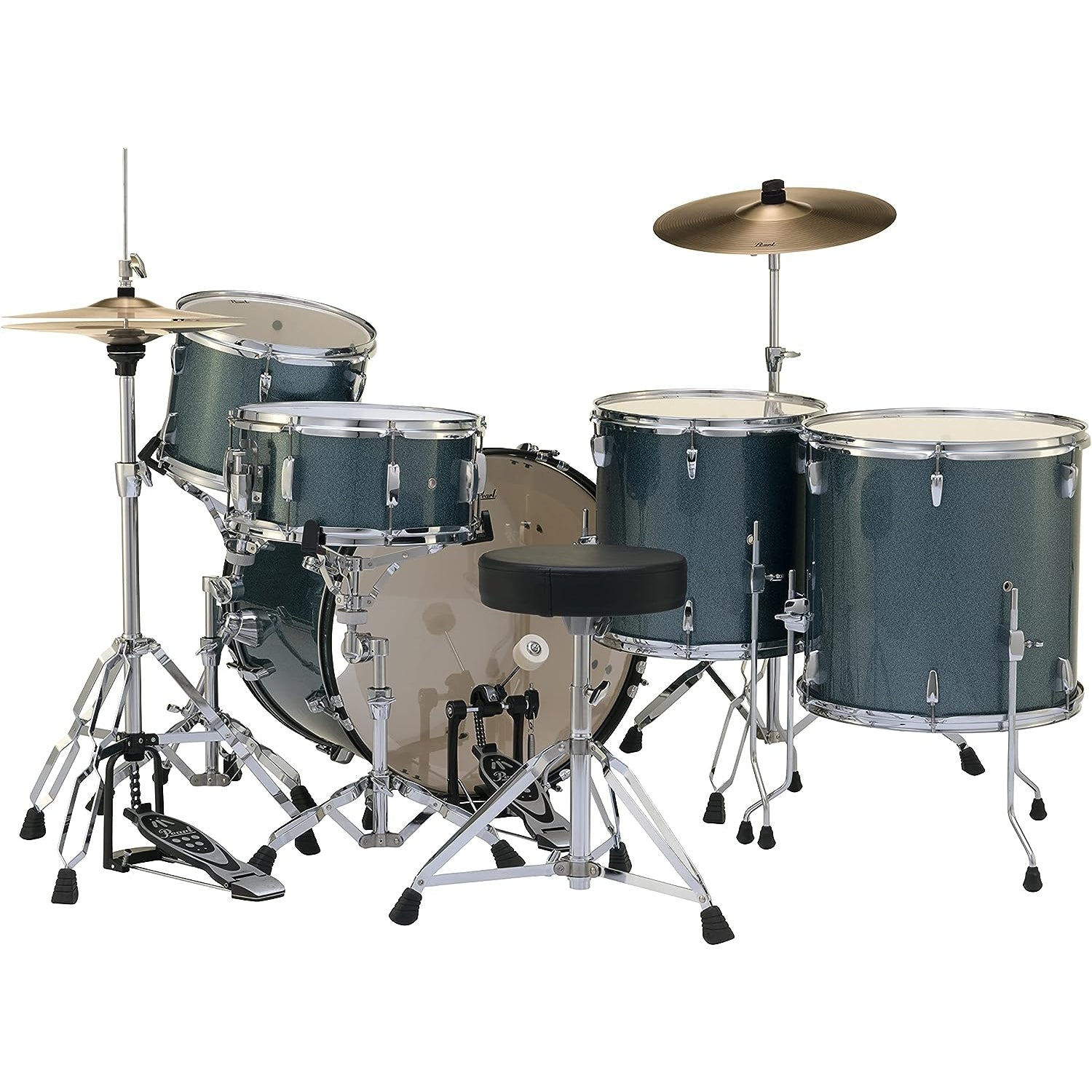 Trống Cơ Pearl Roadshow RS525WFC/C 5-Pcs w/Cymbal + Hardware (22"/12"/14"/14")-Mai Nguyên Music