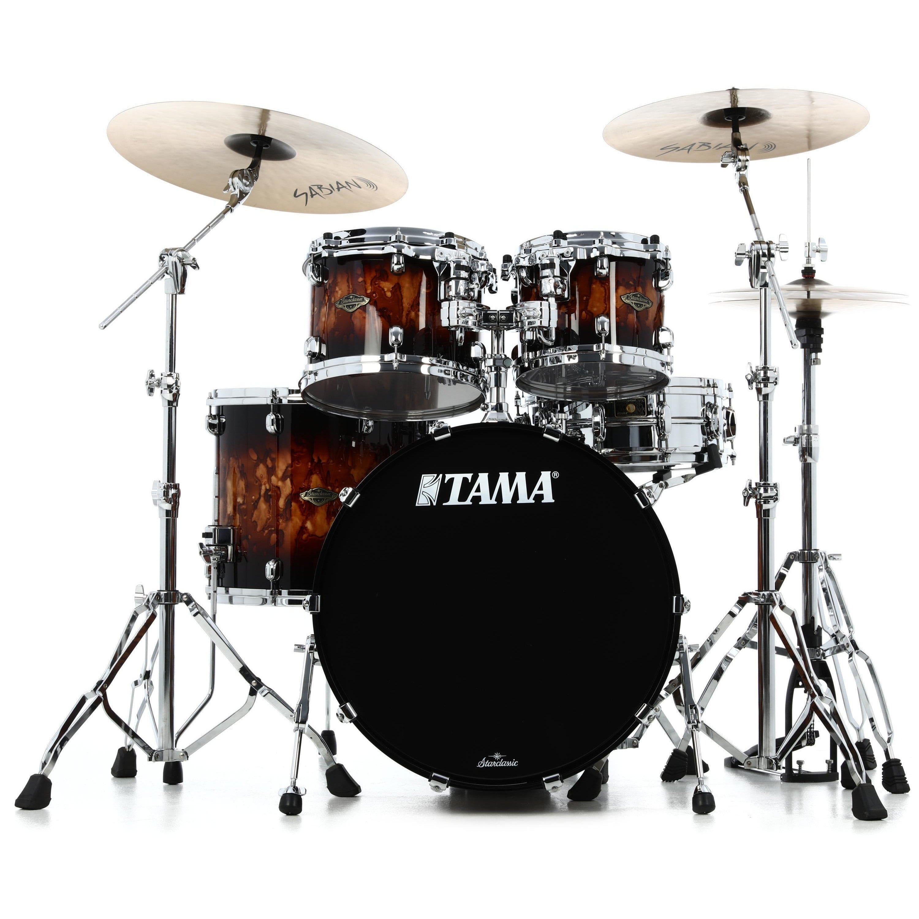 Trống Cơ Tama Starclassic Walnut/Birch 4-Shell Pack (22"/10"/12"/16")-Mai Nguyên Music