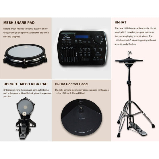 Trống Điện HXM XD-450C-KM-Mai Nguyên Music