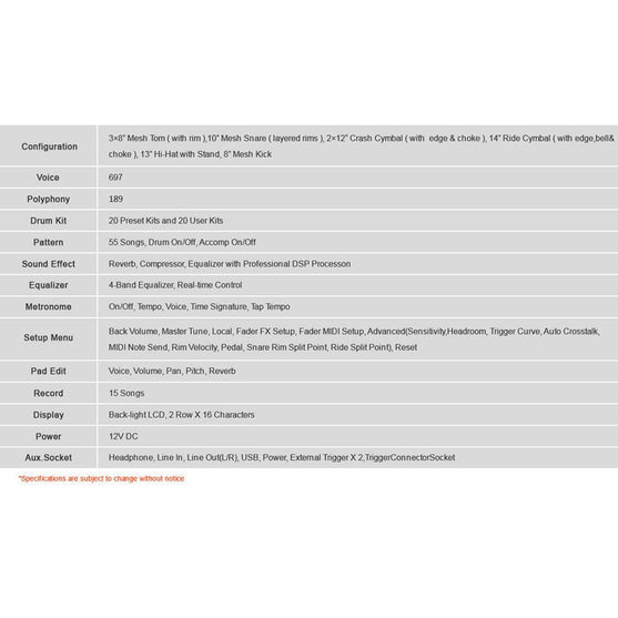 Trống Điện HXM XD-450C-KM-Mai Nguyên Music