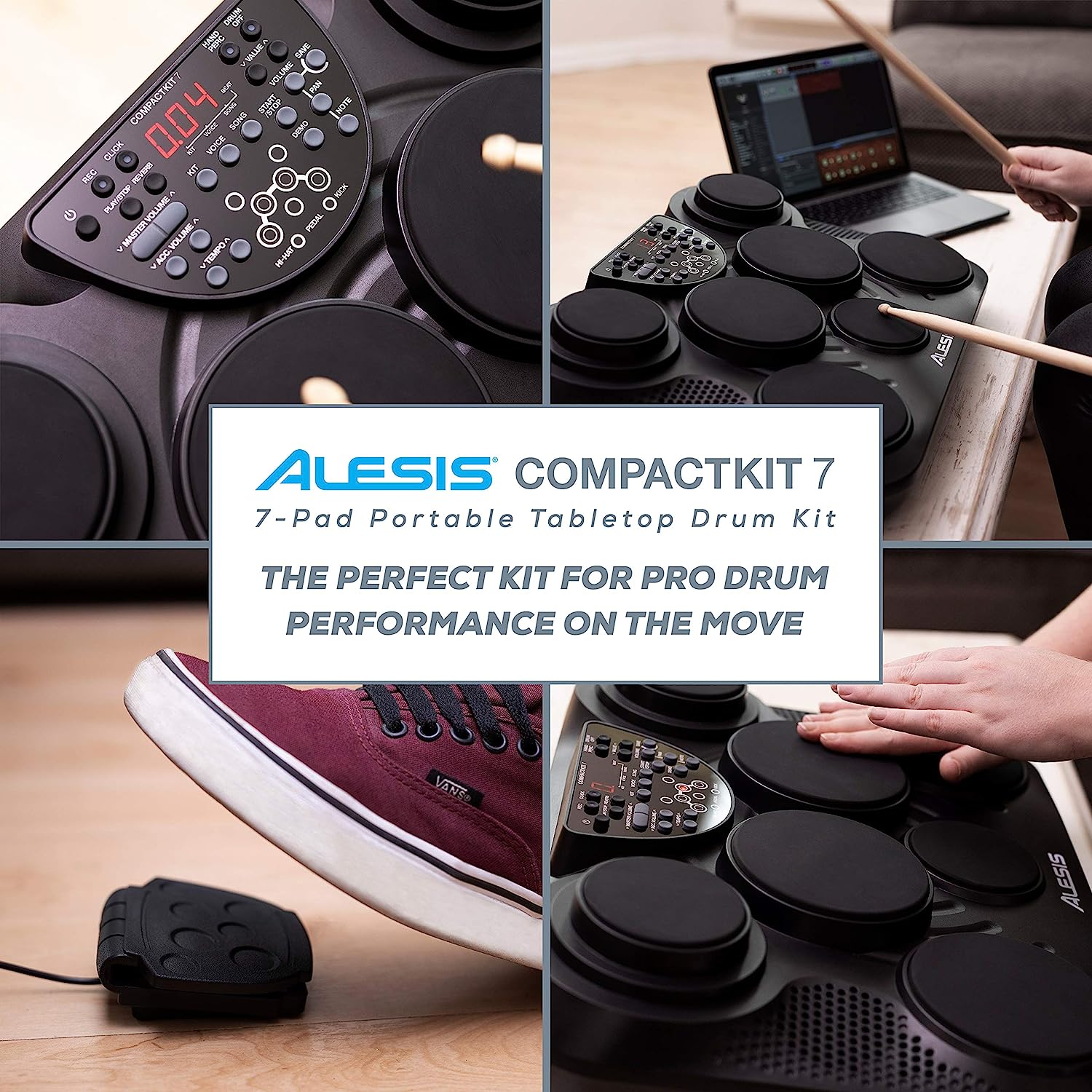 Trống Điện Tử Alesis Compactkit 7-Mai Nguyên Music