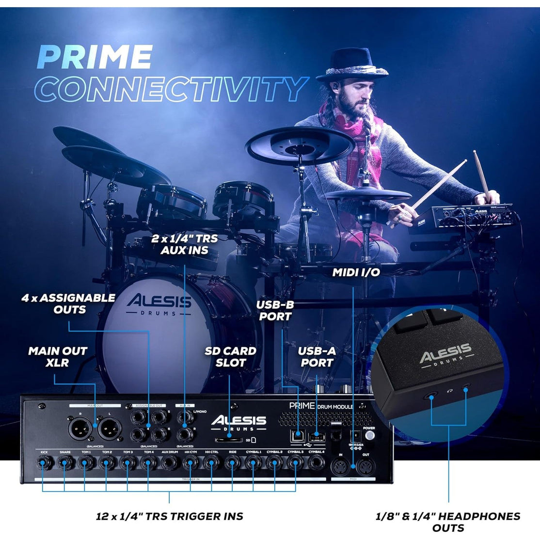 Trống Điện Tử Alesis Strata Prime-Mai Nguyên Music