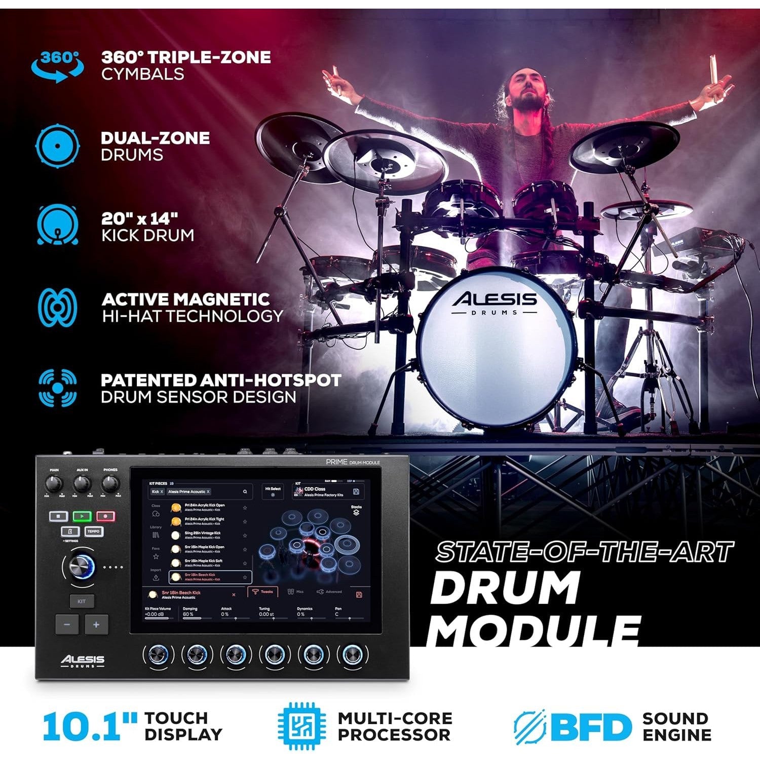 Trống Điện Tử Alesis Strata Prime-Mai Nguyên Music