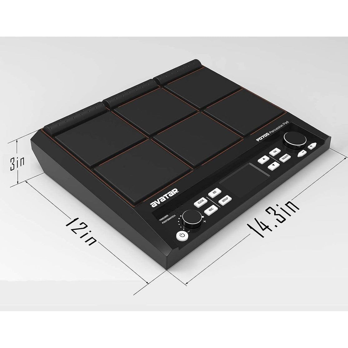 Trống Điện Tử HXW Avatar PD705 Percusion Pad-Mai Nguyên Music