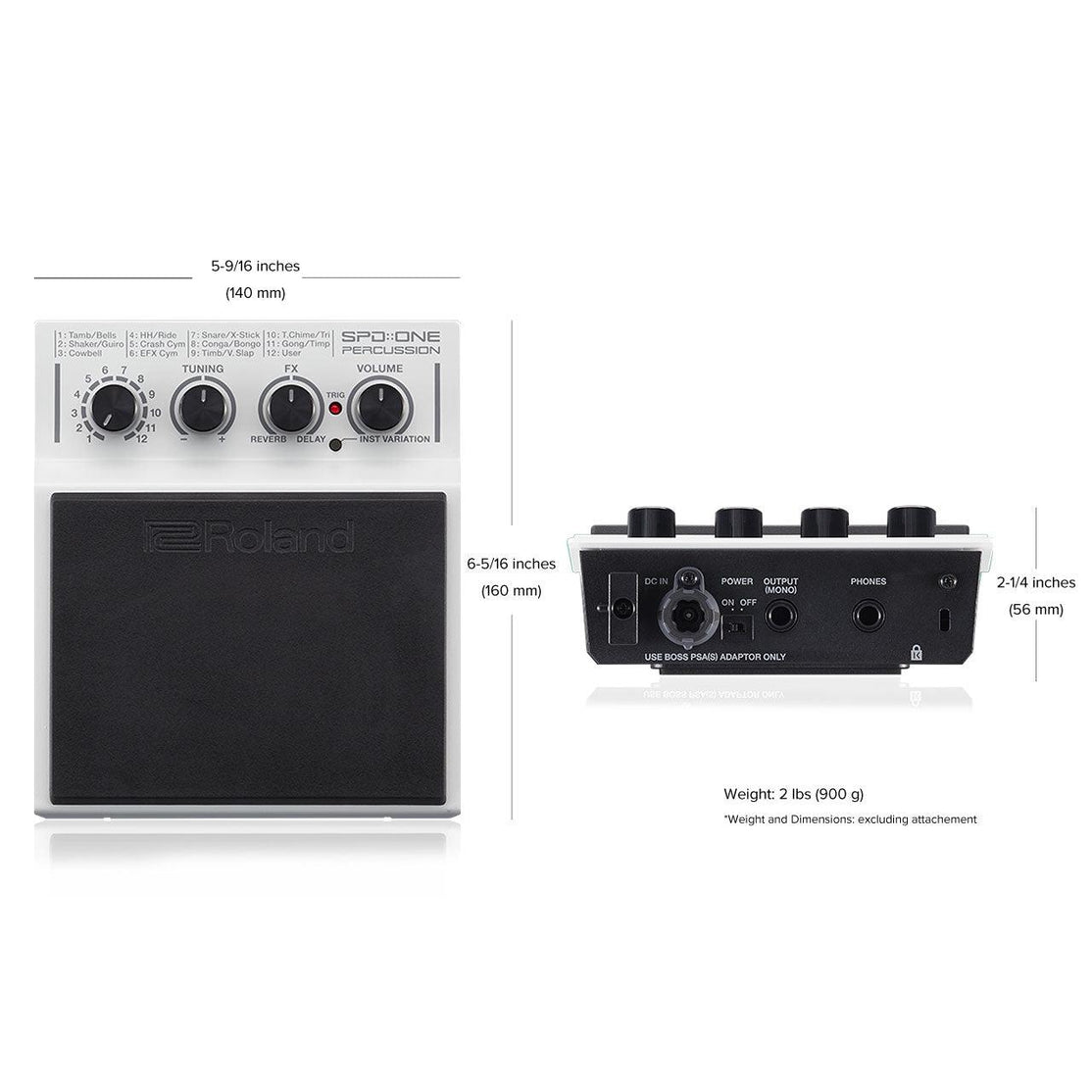 Trống Điện Tử Roland SPD ONE-Mai Nguyên Music