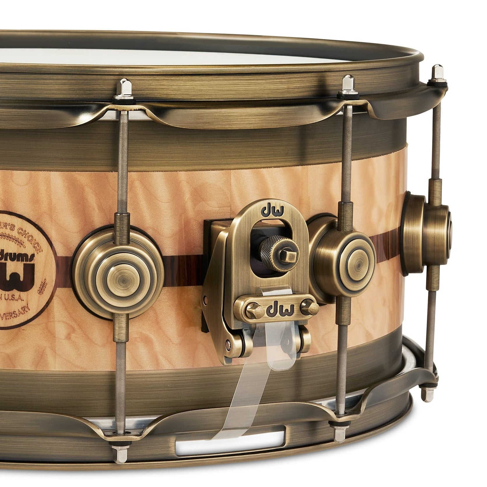 Trống Snare DW 50th Anniversary Edge 6.5"x14"-Mai Nguyên Music