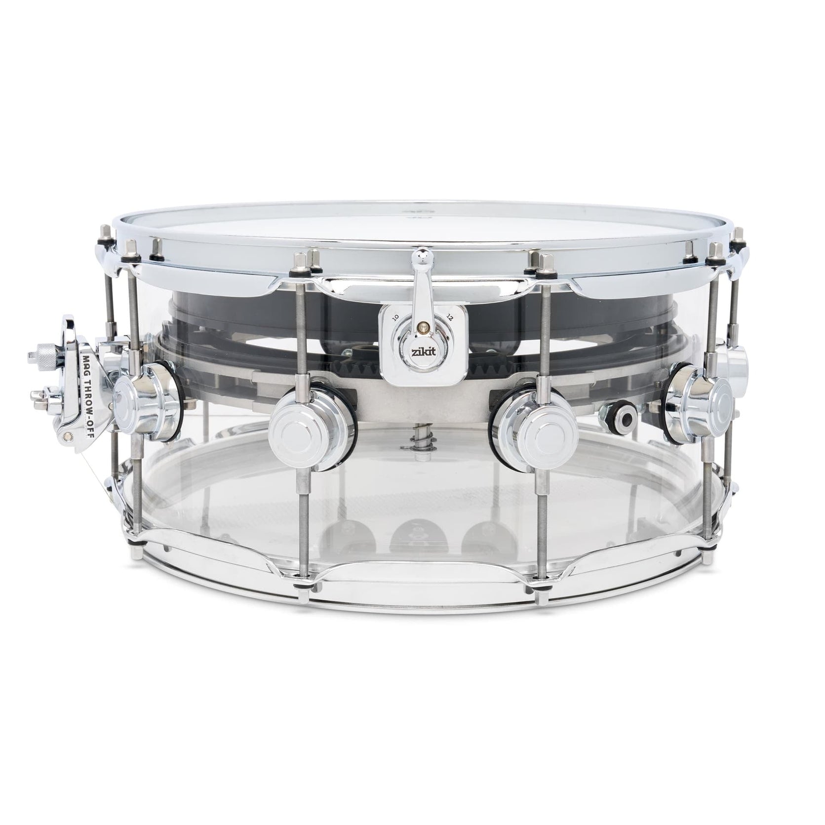 Trống Snare DW Collector's Series Acrylic 6.5"x14" w/ Zikit-Mai Nguyên Music