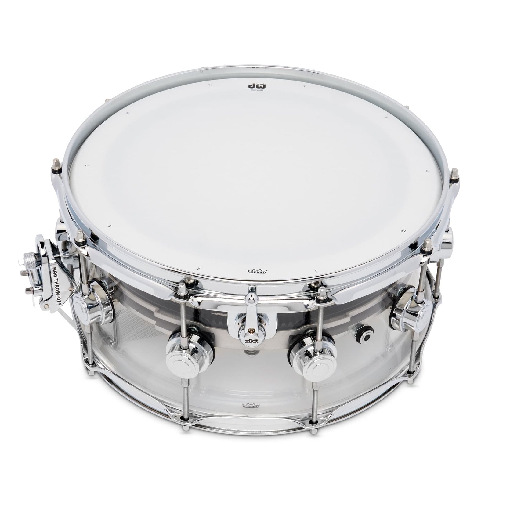 Trống Snare DW Collector's Series Acrylic 6.5"x14" w/ Zikit-Mai Nguyên Music