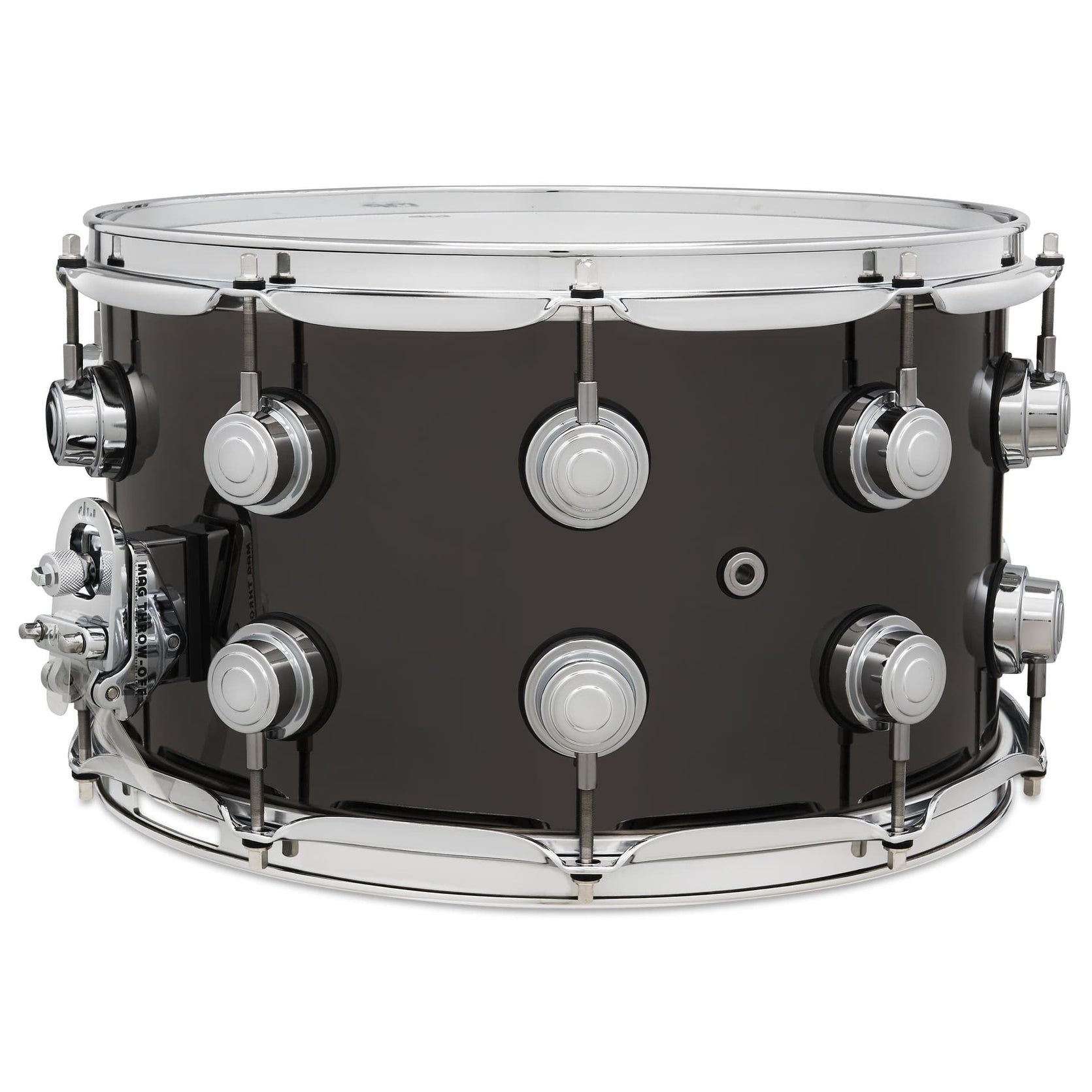Trống Snare DW Collector's Series Black Nickel over Brass 8"x14"-Mai Nguyên Music