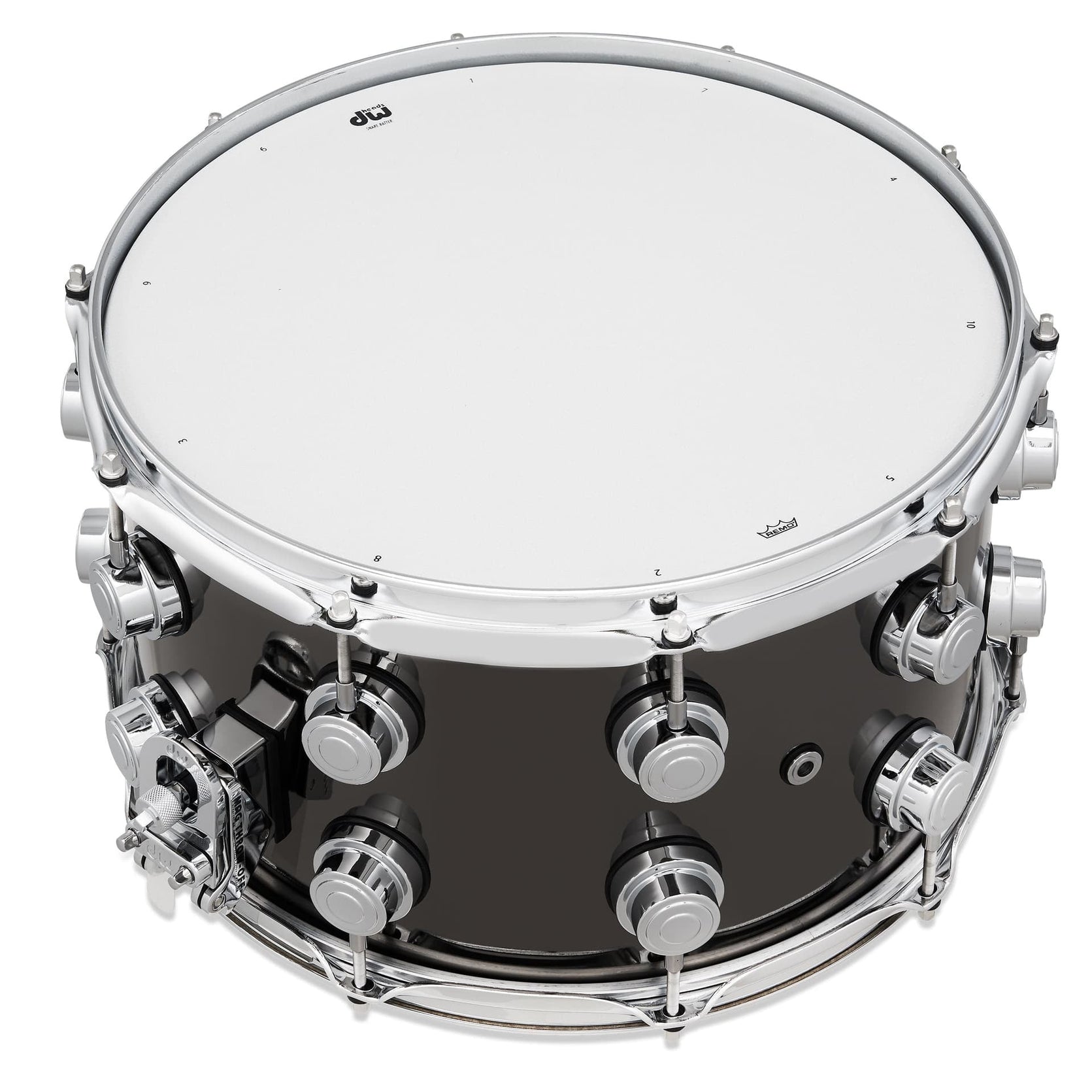 Trống Snare DW Collector's Series Black Nickel over Brass 8"x14"-Mai Nguyên Music