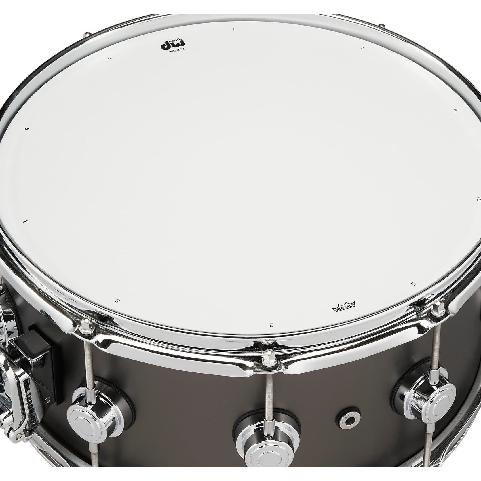 Trống Snare DW Collector's Series Metal Brass 6.5"x14" - Satin Black-Mai Nguyên Music