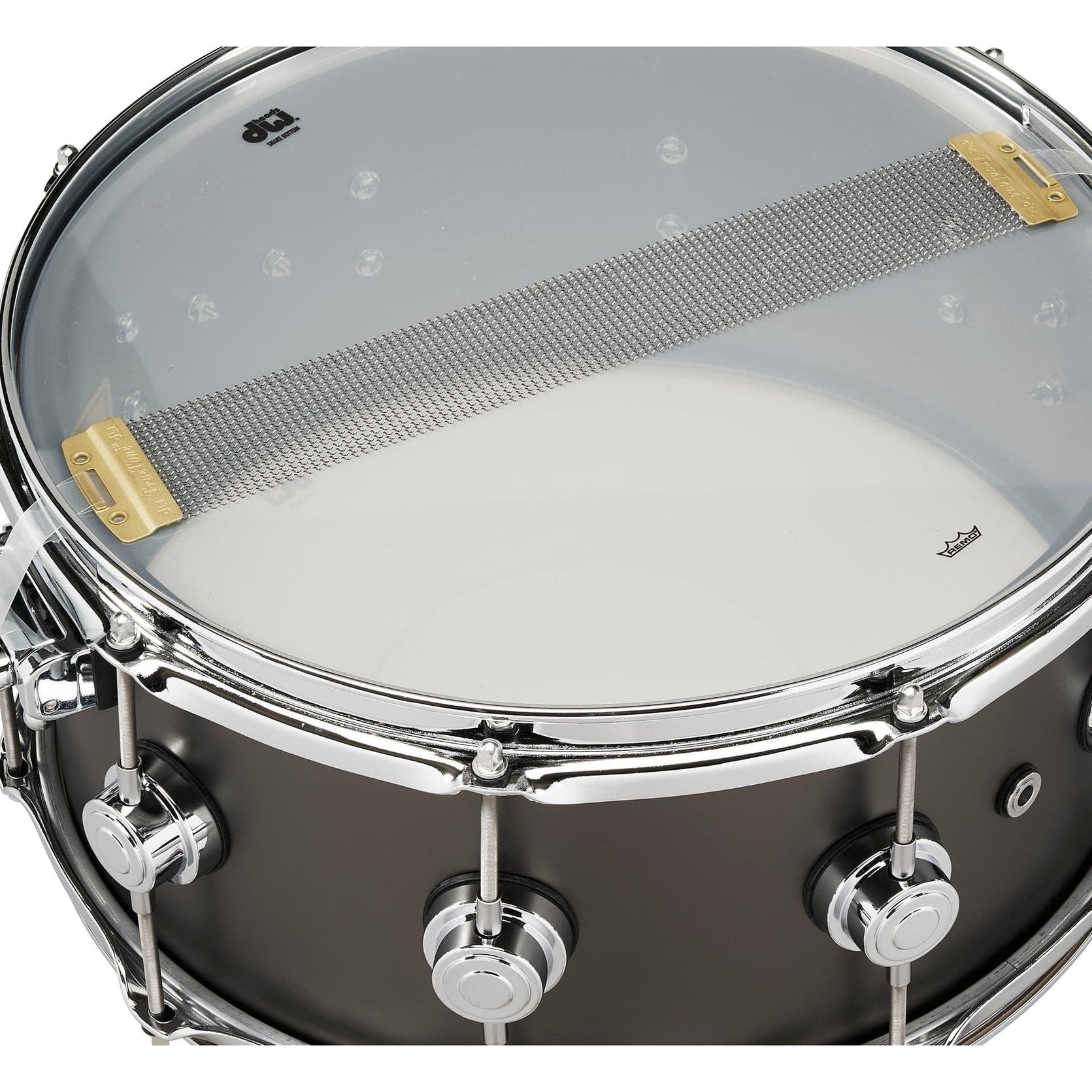 Trống Snare DW Collector's Series Metal Brass 6.5"x14" - Satin Black-Mai Nguyên Music