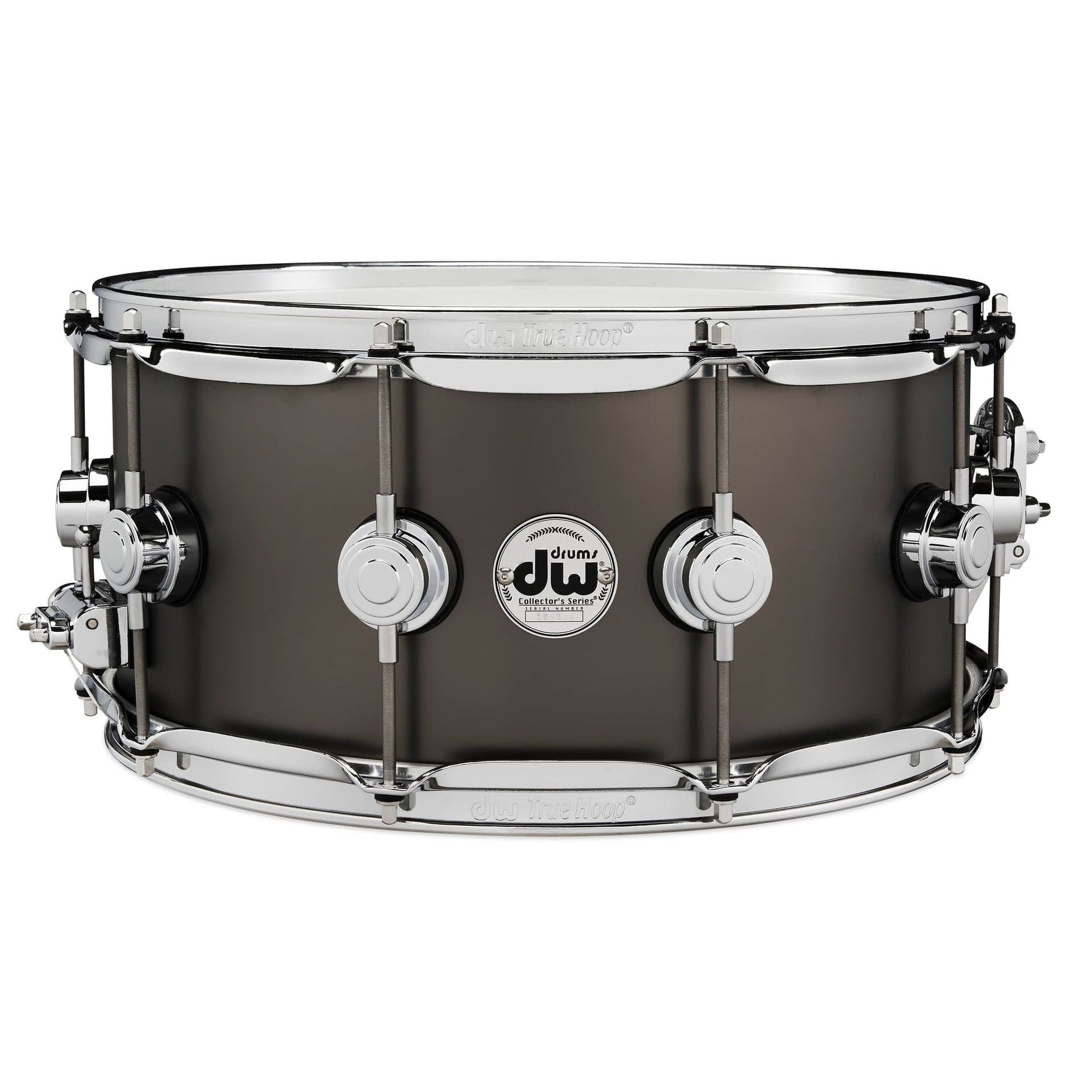 Trống Snare DW Collector's Series Metal Brass 6.5"x14" - Satin Black