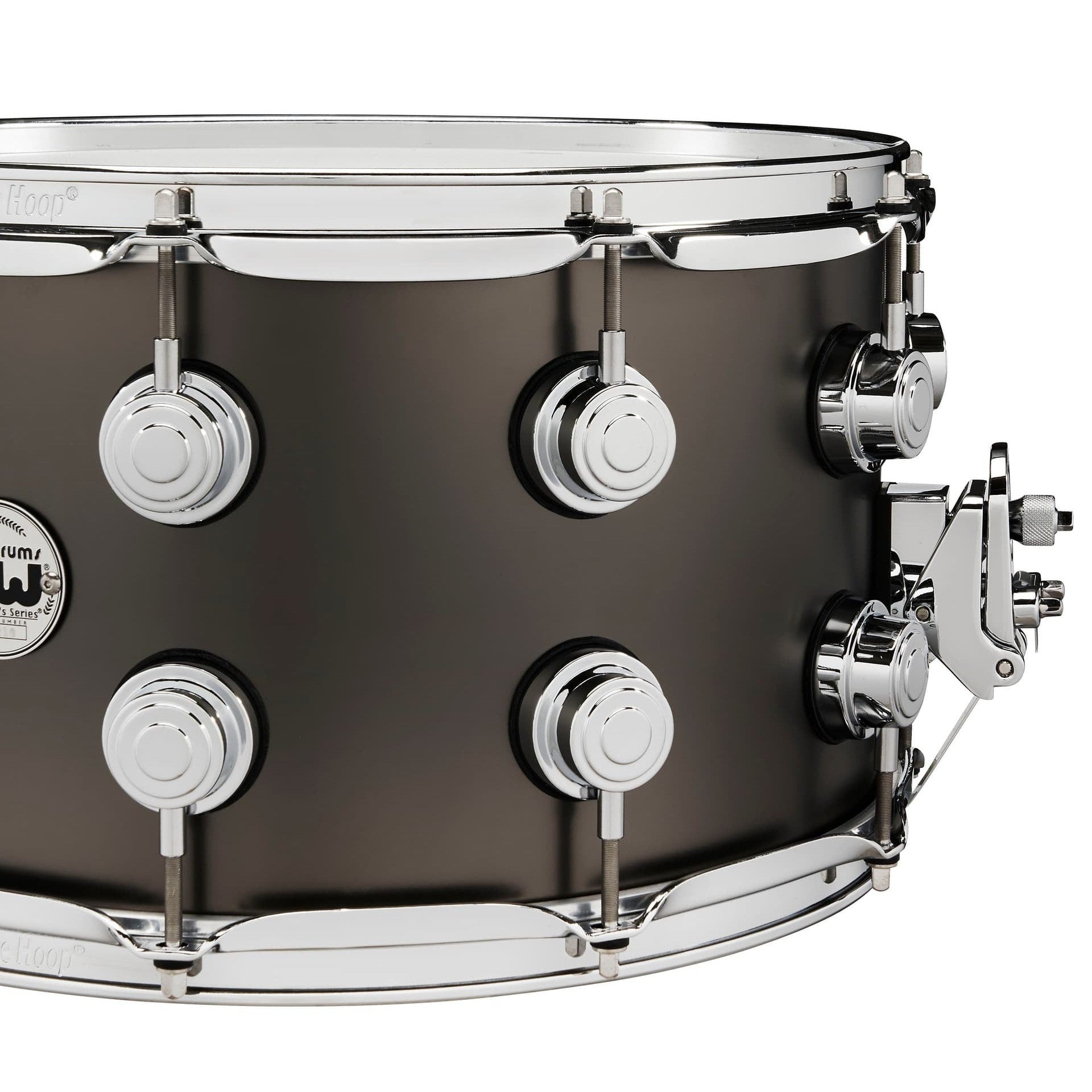 Trống Snare DW Collector's Series Metal Brass 8"x14" - Satin Black-Mai Nguyên Music