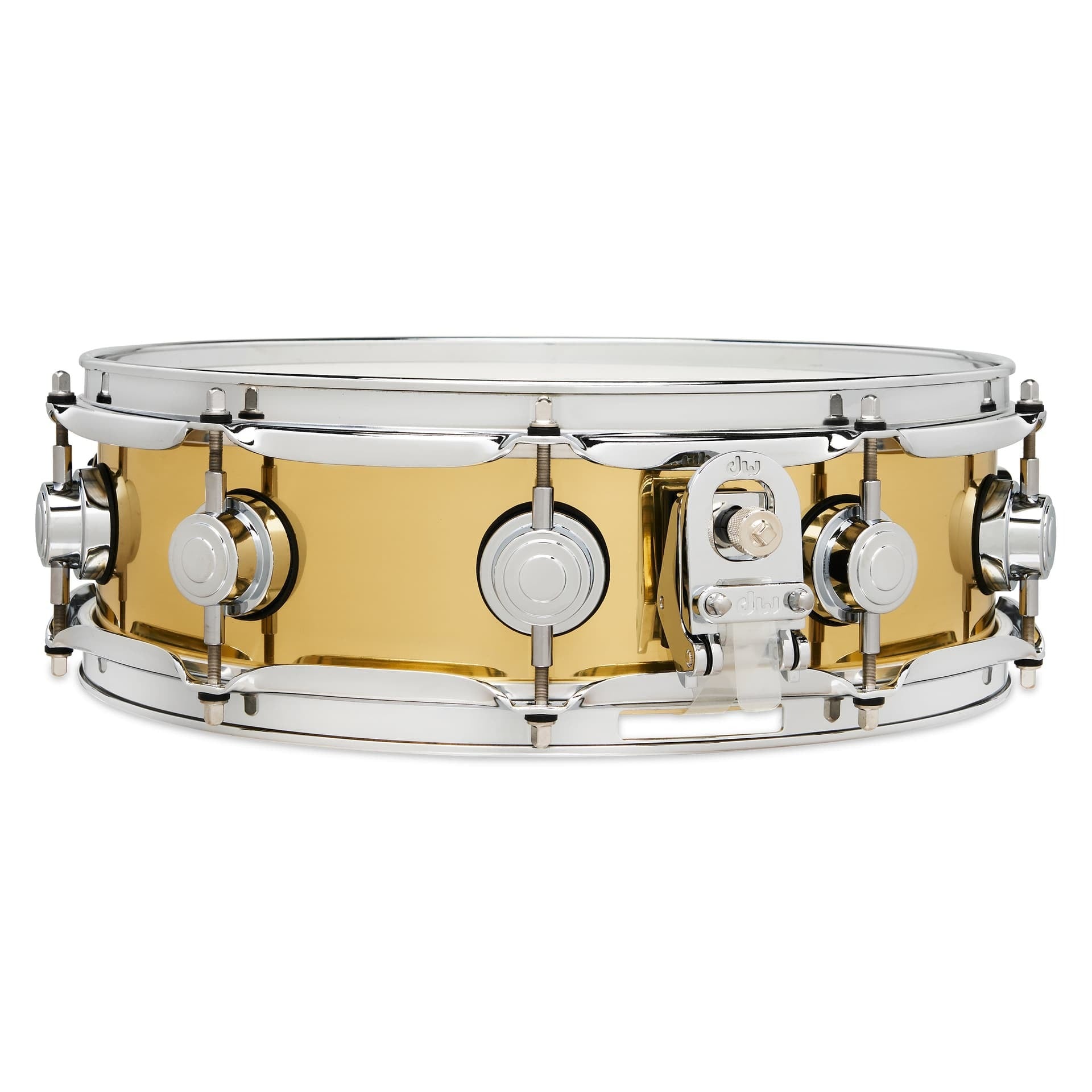 Trống Snare DW Collector's Series Polished Brass 4"x14"-Mai Nguyên Music