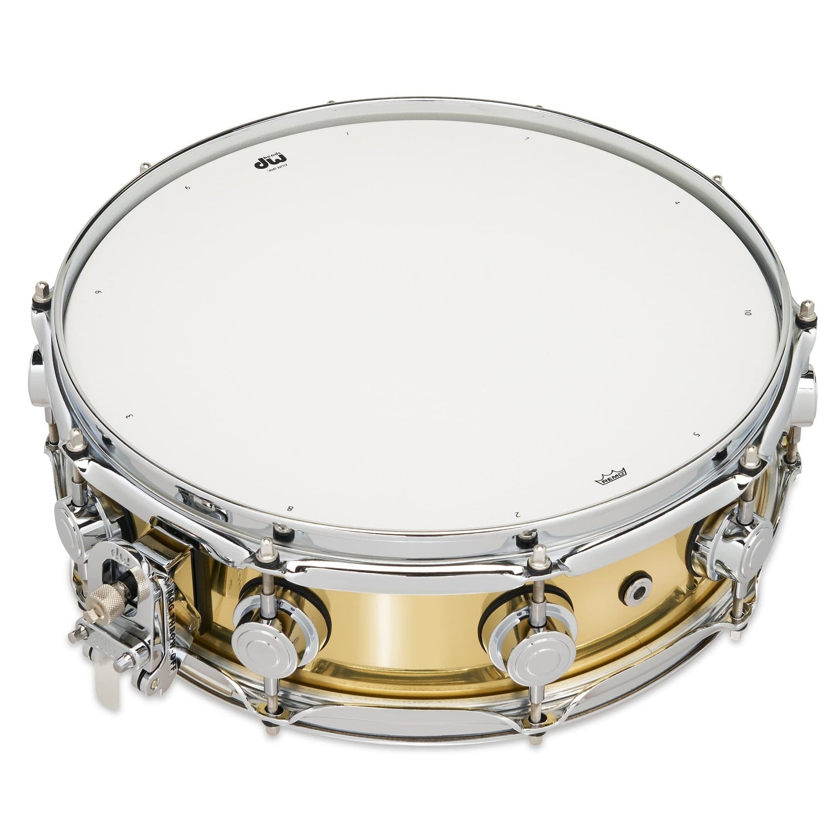 Trống Snare DW Collector's Series Polished Brass 4"x14"-Mai Nguyên Music