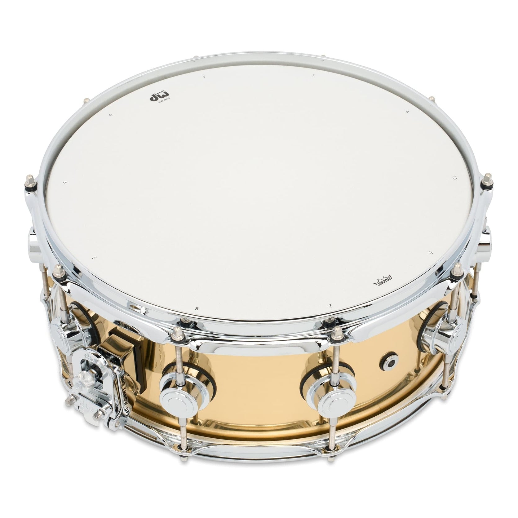 Trống Snare DW Collector's Series Polished Brass 5.5"x14"-Mai Nguyên Music