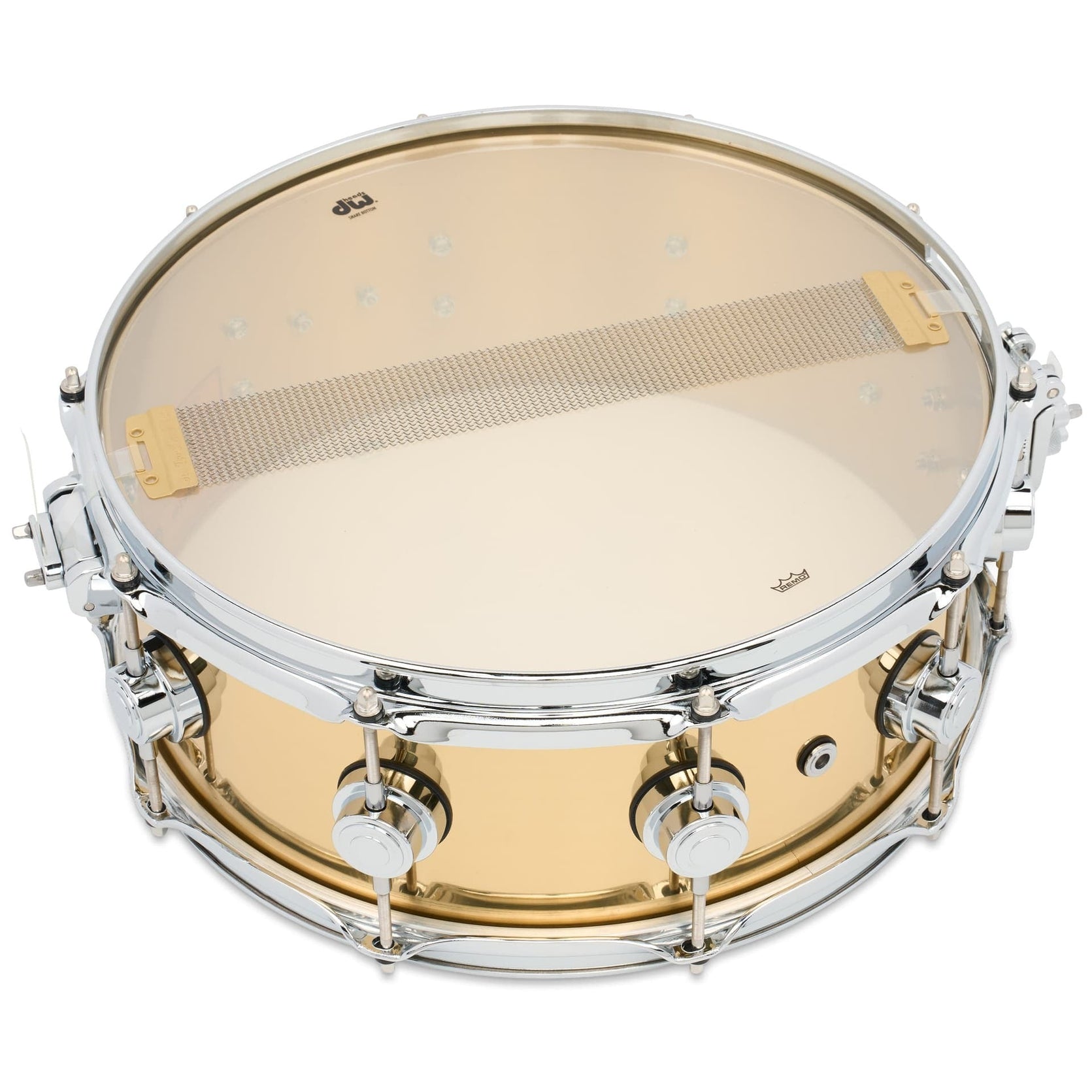 Trống Snare DW Collector's Series Polished Brass 5.5"x14"-Mai Nguyên Music