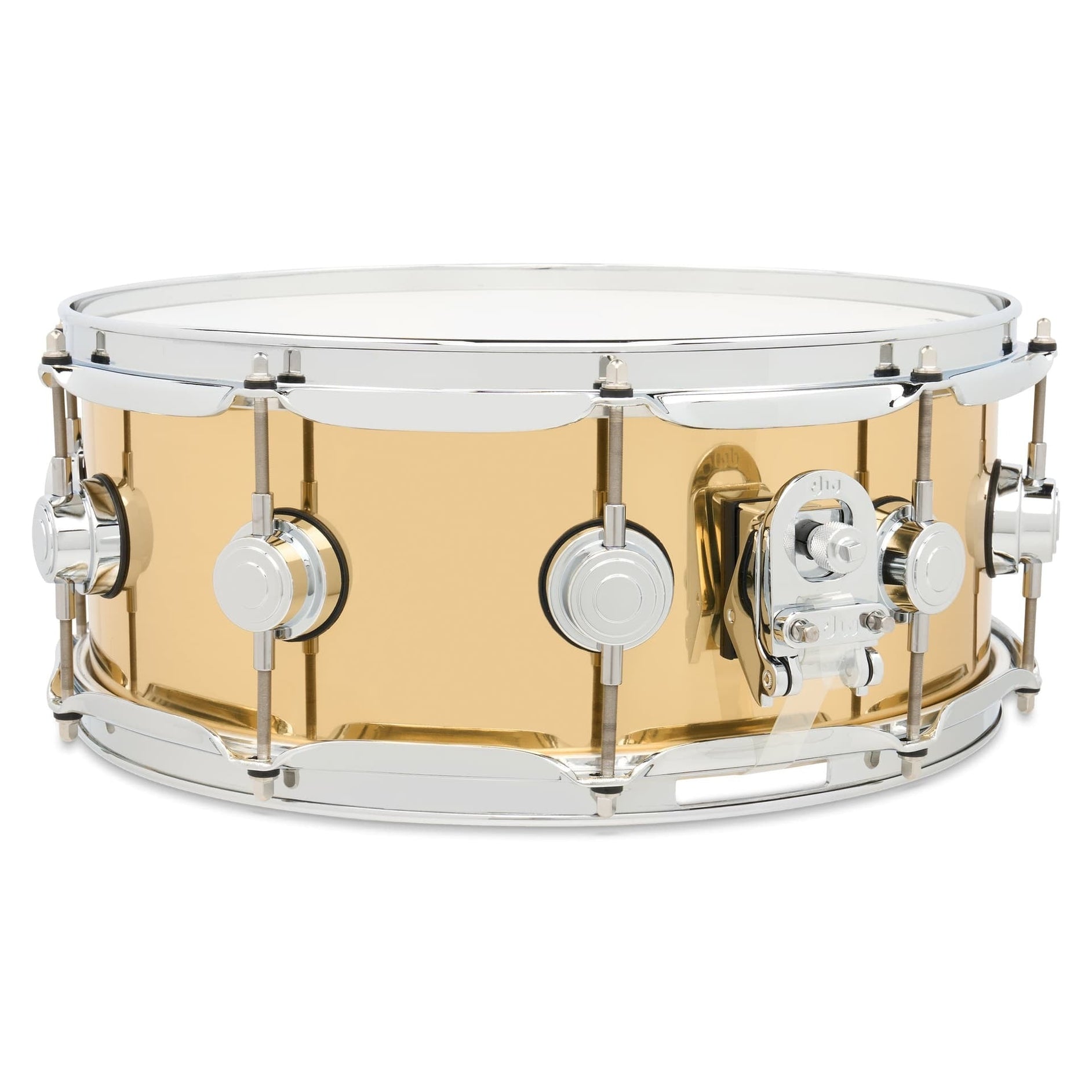 Trống Snare DW Collector's Series Polished Brass 5.5"x14"-Mai Nguyên Music