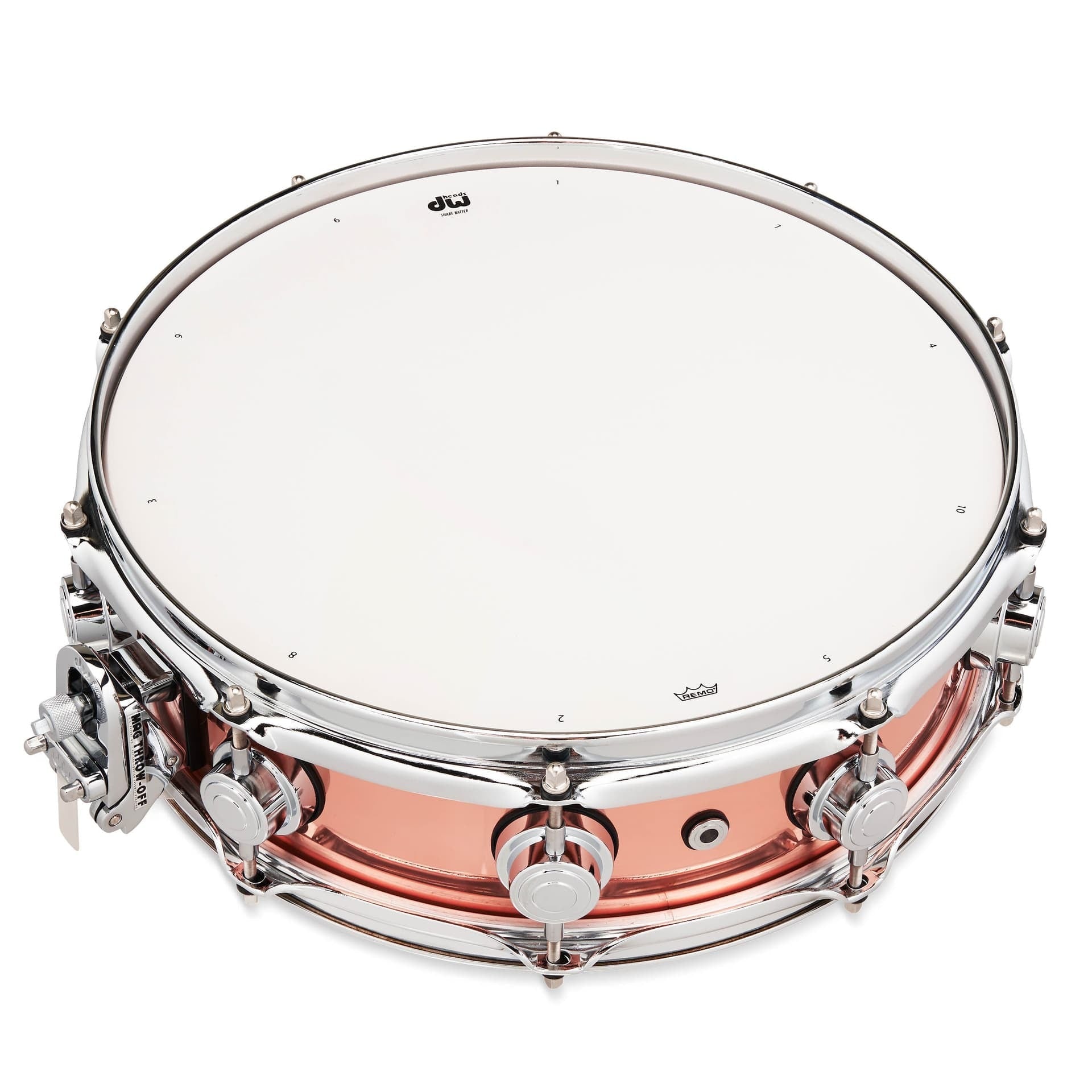 Trống Snare DW Collector's Series Polished Copper 4"x14"-Mai Nguyên Music