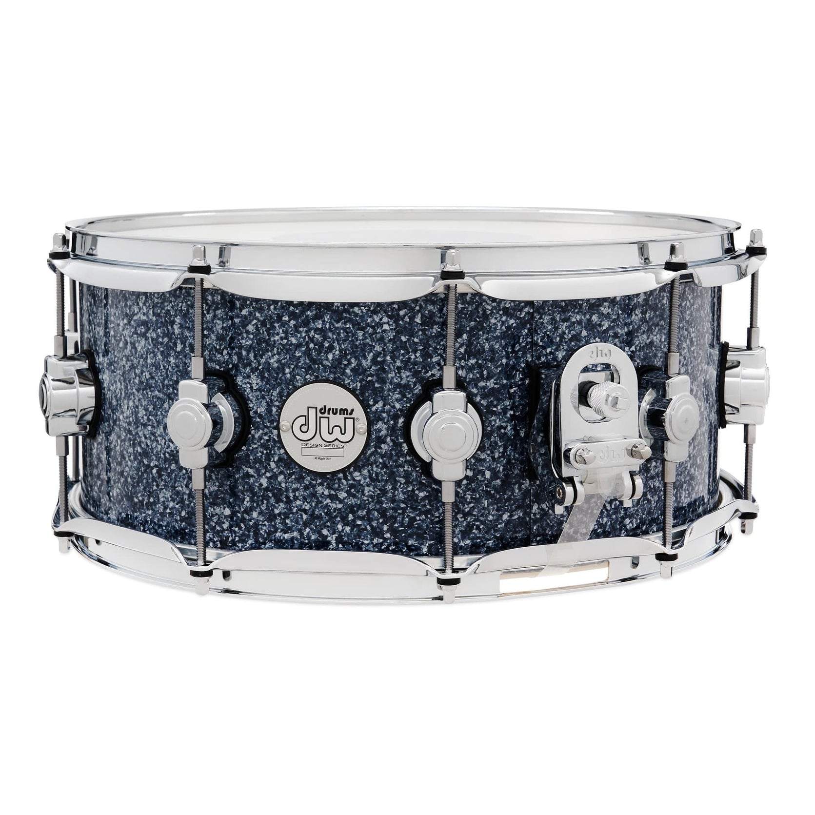 Trống Snare DW Design Series Maple 6"x14" - Blue Granite, Limited Finish-Mai Nguyên Music