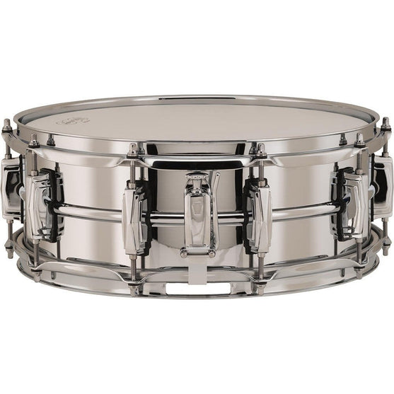 Trống Snare Ludwig LB400B 14"x5" Chrome Over Brass-Mai Nguyên Music