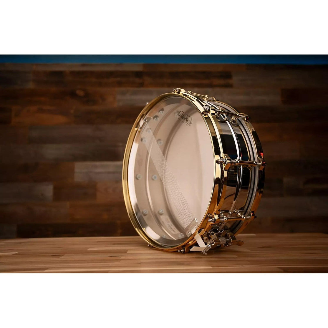 Trống Snare Ludwig LB400BBTWM 14"x5" Chrome Over Brass-Mai Nguyên Music