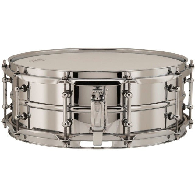 Trống Snare Ludwig LB400BT 14"x5" Chrome Over Brass w/Tube Lugs-Mai Nguyên Music