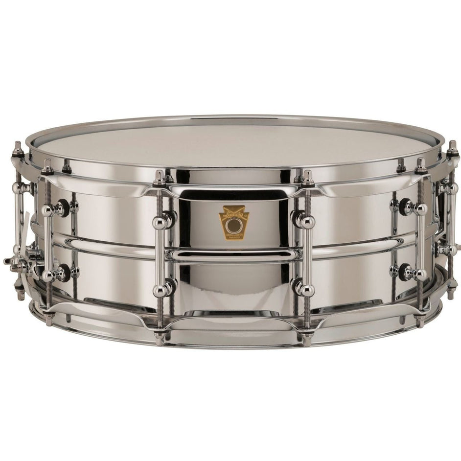 Trống Snare Ludwig LB400BT 14"x5" Chrome Over Brass w/Tube Lugs-Mai Nguyên Music