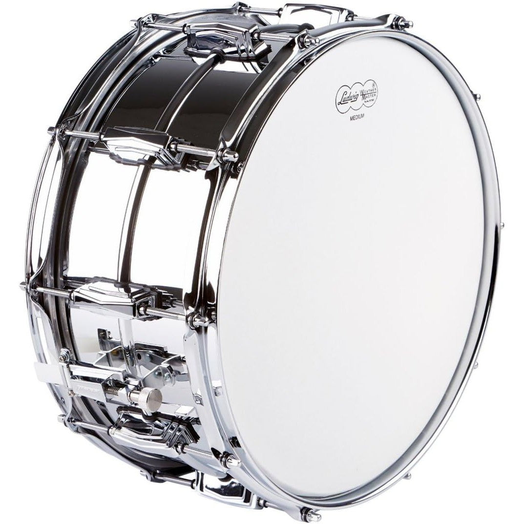 Trống Snare Ludwig LB402B 14"x6.5" Chrome Over Brass-Mai Nguyên Music