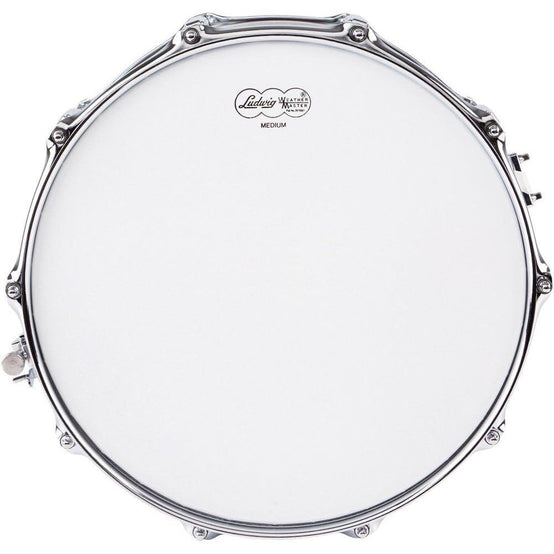 Trống Snare Ludwig LB402B 14"x6.5" Chrome Over Brass-Mai Nguyên Music