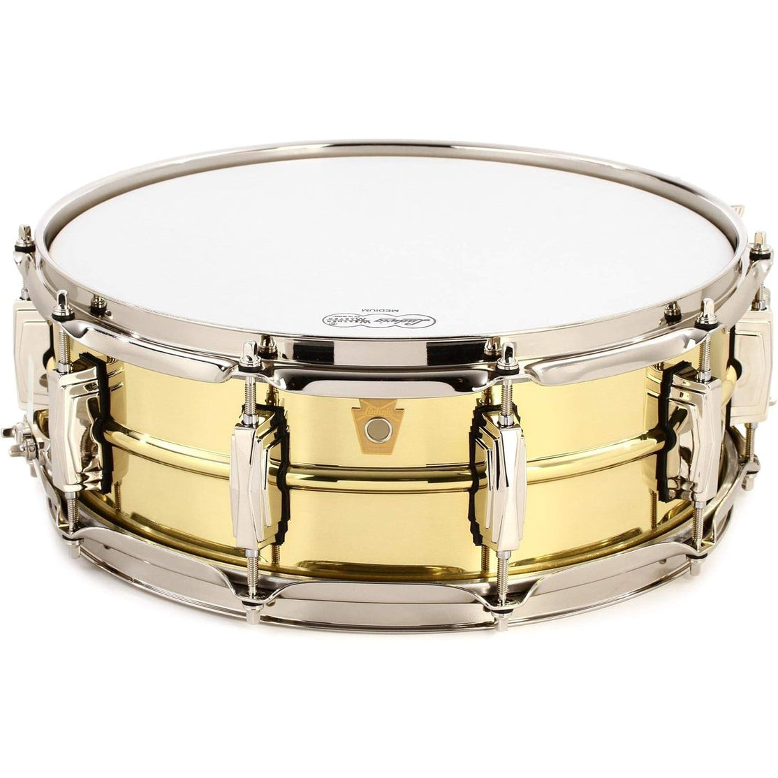 Trống Snare Ludwig LB403 14"x5" Super Brass-Mai Nguyên Music