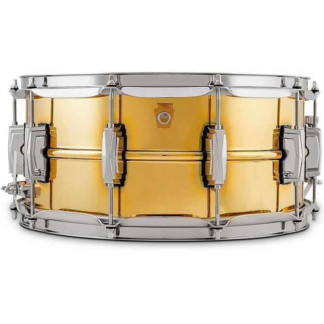 Trống Snare Ludwig LB403 14"x6.5" Super Brass-Mai Nguyên Music