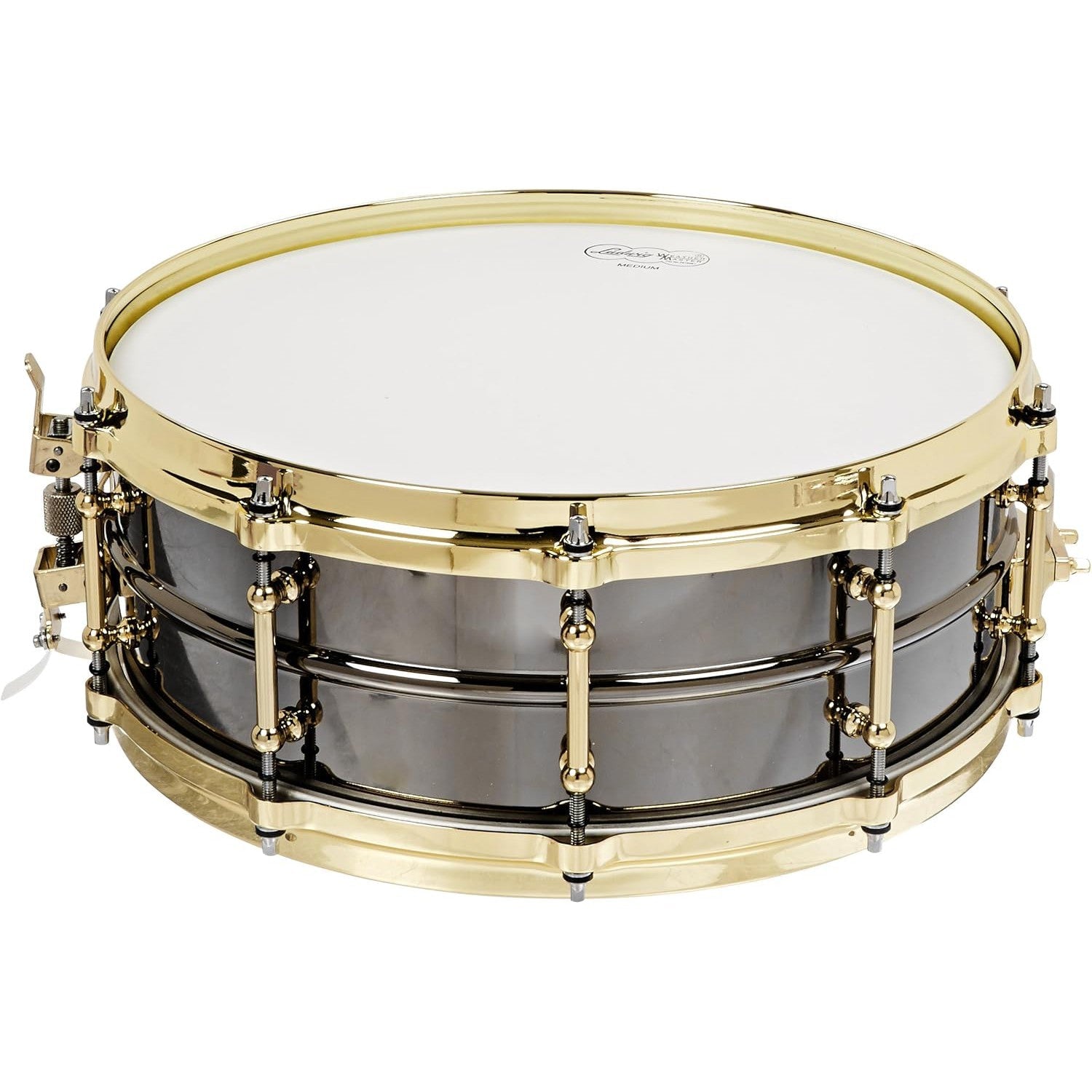 Trống Snare Ludwig LB416BT 14"x5" Black Beauty w/Brass Tube Lugs-Mai Nguyên Music