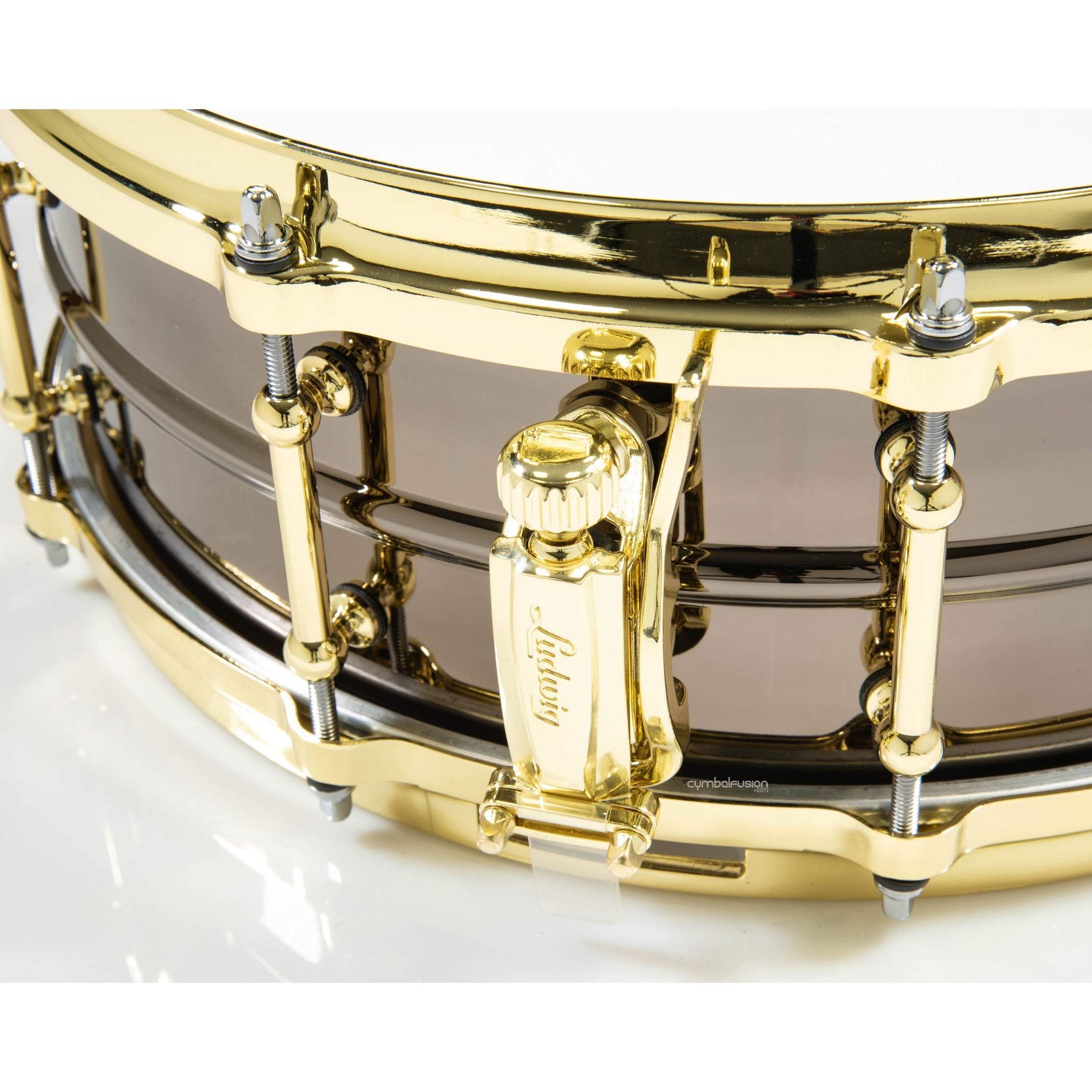 Trống Snare Ludwig LB416BT 14"x5" Black Beauty w/Brass Tube Lugs-Mai Nguyên Music