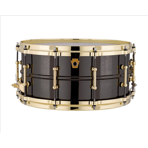 Trống Snare Ludwig LB417BT 14"x6.5" Black Beauty w/Brass Tube Lugs-Mai Nguyên Music