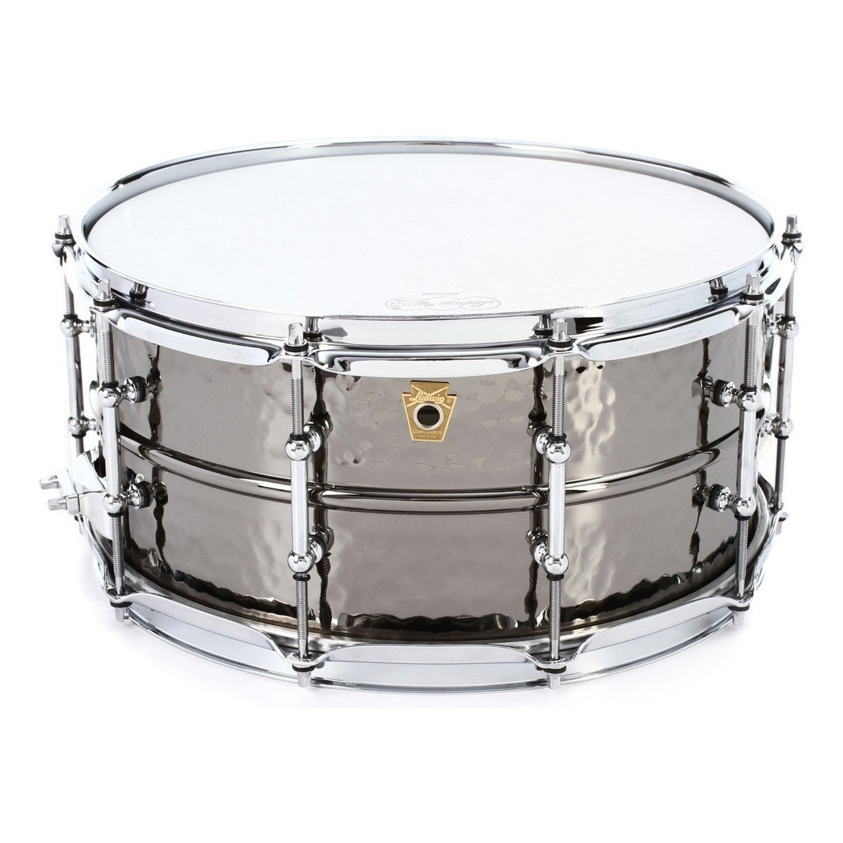 Trống Snare Ludwig LB417KT 14"x6.5" Hammered Black Beauty-Mai Nguyên Music
