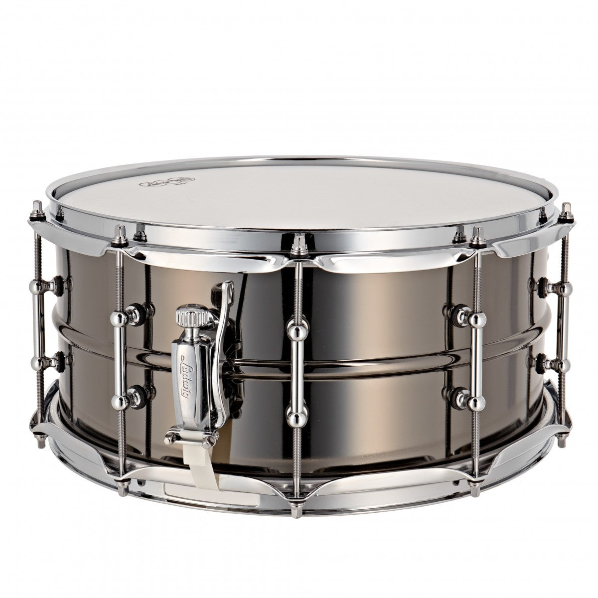 Trống Snare Ludwig LB417T 14"x6.5" Black Beauty w/Tube Lugs-Mai Nguyên Music